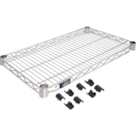 Nexel Chrome Wire Shelf 30inW x 14inD S1430C
